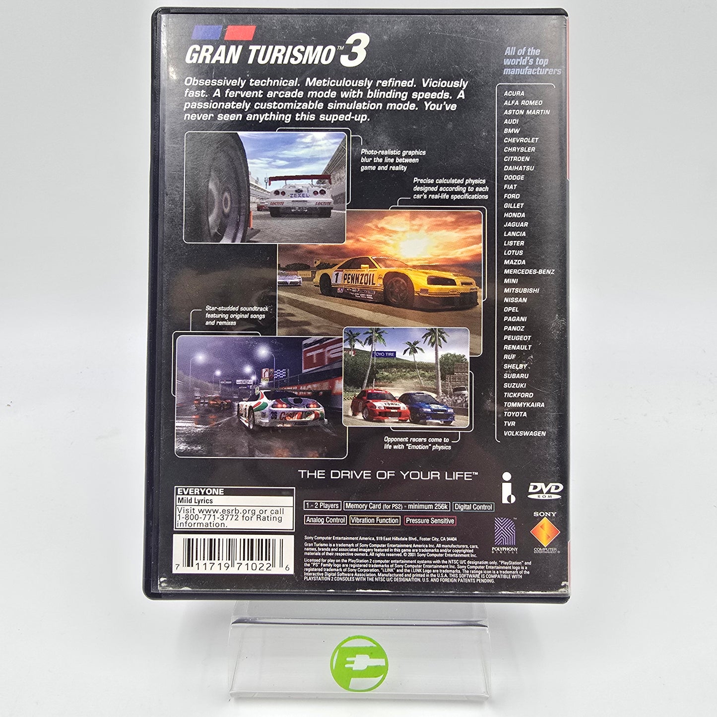 Gran Turismo 3 (Sony PlayStation 2 PS2, 2001)