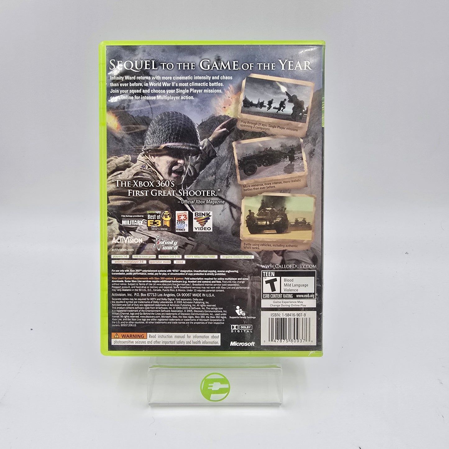 Call of Duty 2 (Microsoft Xbox 360, 2005)