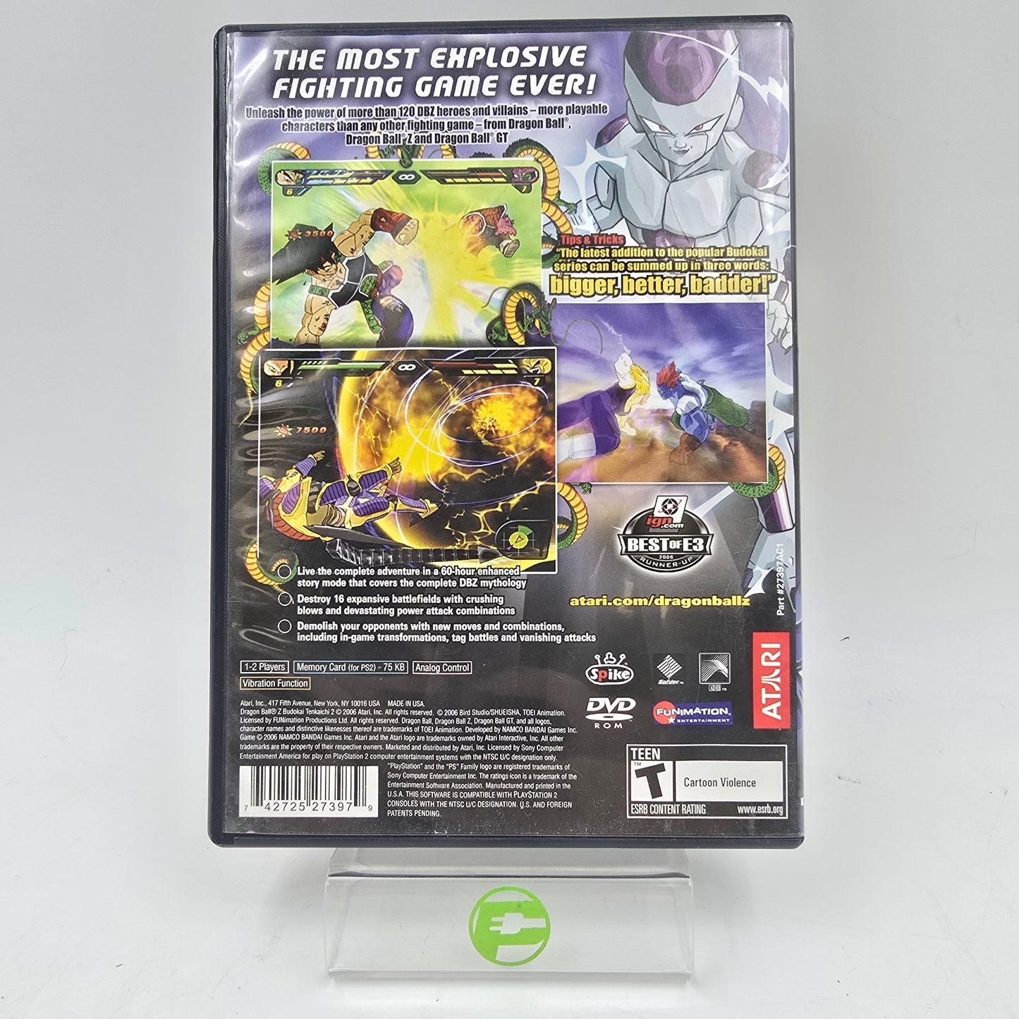 Dragon Ball Z Budokai Tenkaichi 2 (Sony PlayStation 2 PS2, 2006)