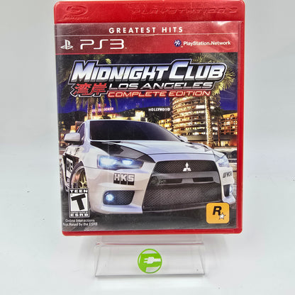 Midnight Club Los Angeles [Complete Edition] (Sony PlayStation 3 PS3, 2009)