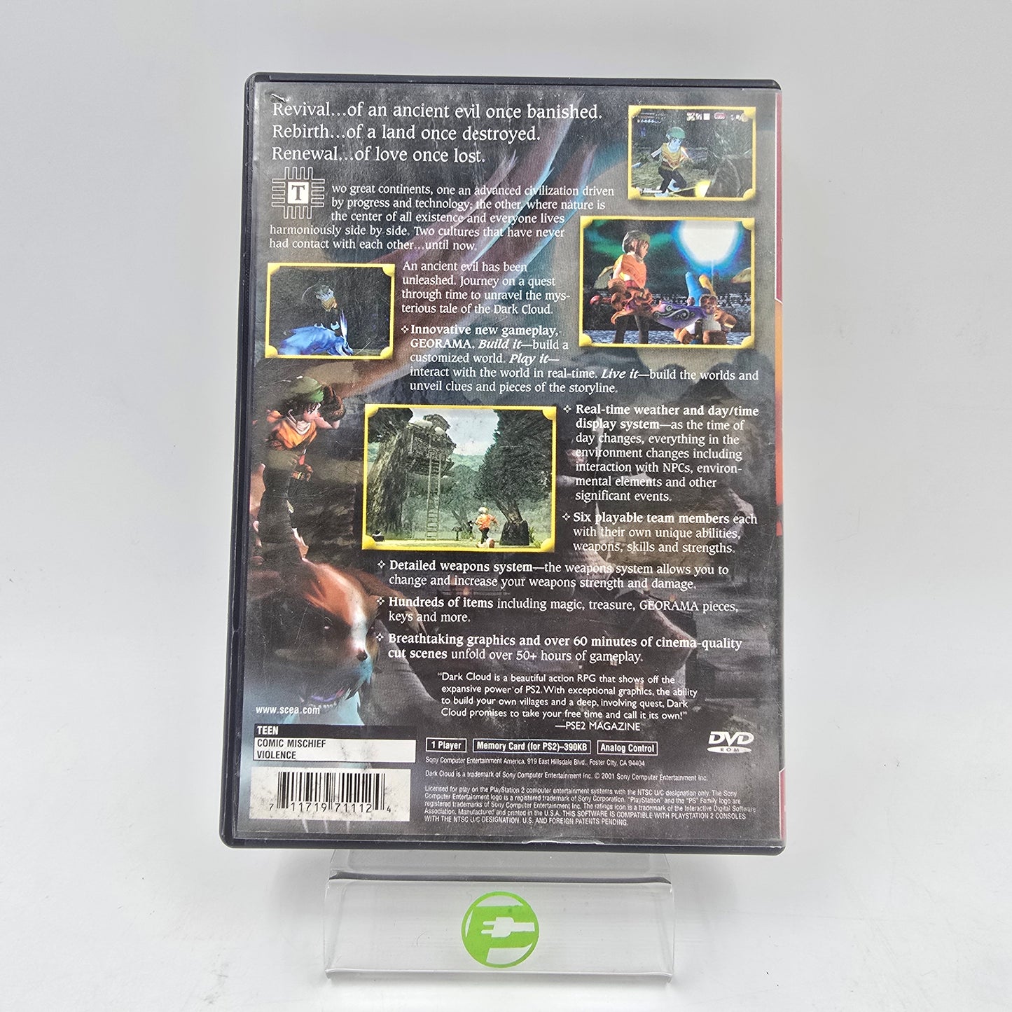 Dark Cloud [Greatest Hits] (Sony PlayStation 2 PS2, 2001)