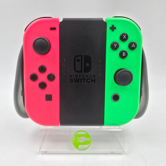 Nintendo Switch Joy-Con Controller HAC-015/HAC-016 Neon Pink/Neon Green