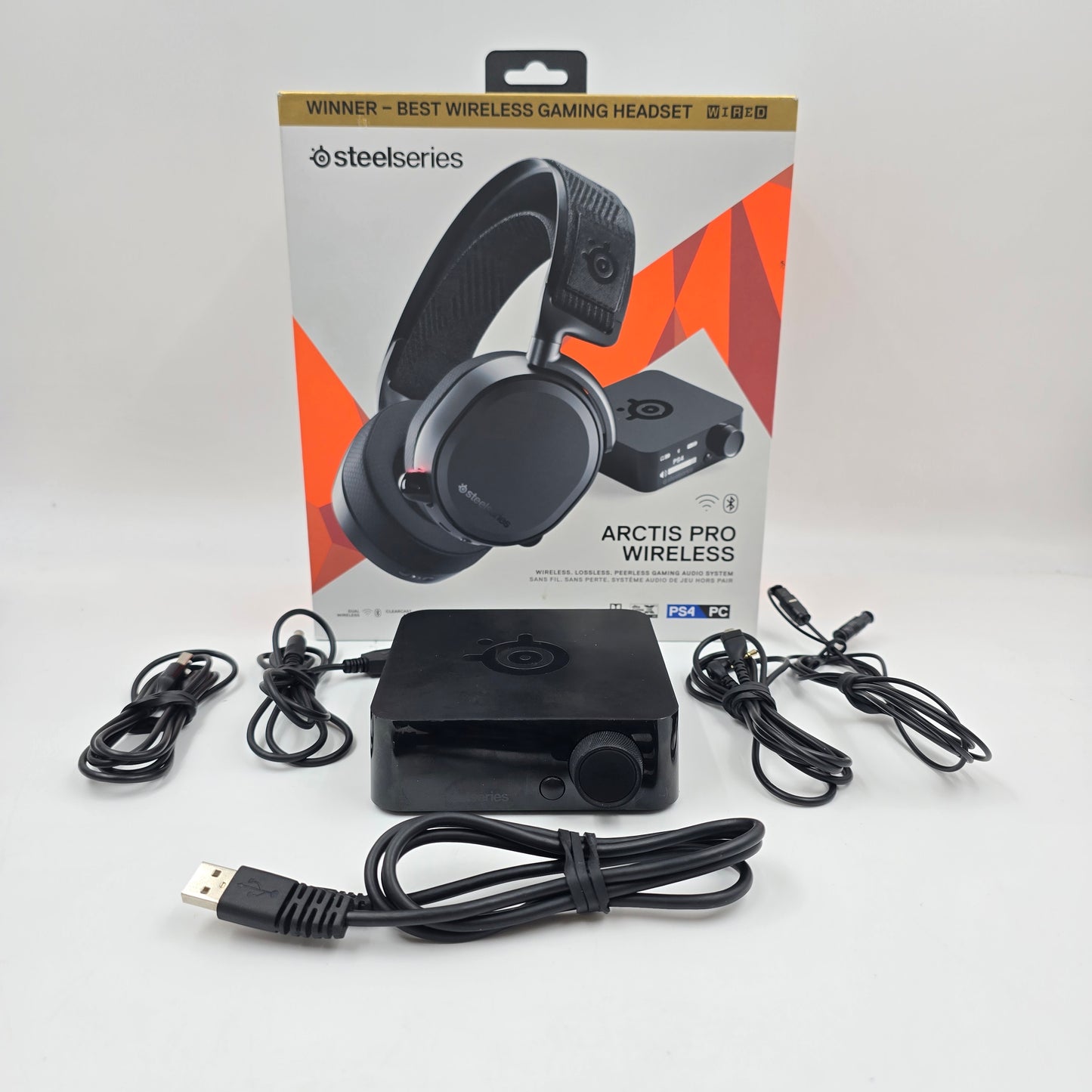 Steelseries Arctis Pro Wireless Wireless Over-Ear Bluetooth Headphones Black